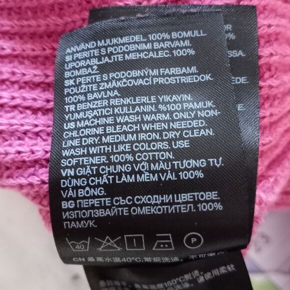 H&M PINK SWEATER SZ.XS EUC - Picture 6 of 7